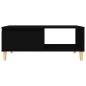 vidaXL Mesa de centro madera contrachapada negro 90x50x36,5 cm vidaXL Mesa de centro madera contrachapada negro 90x50x36,5 cm