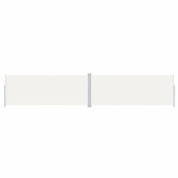 vidaXL Toldo lateral retráctil crema 200x1000 cm