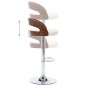vidaXL Taburetes de cocina 2 uds cuero sintético madera curvada crema vidaXL Taburetes de cocina 2 uds cuero sintético madera curvada crema