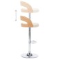 vidaXL Taburetes de cocina 2 uds cuero sintético madera curvada crema vidaXL Taburetes de cocina 2 uds cuero sintético madera curvada crema