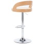 vidaXL Taburetes de cocina 2 uds cuero sintético madera curvada crema vidaXL Taburetes de cocina 2 uds cuero sintético madera curvada crema