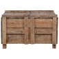 vidaXL Mesa de centro de madera maciza reciclada 65x65x38 cm vidaXL Mesa de centro de madera maciza reciclada 65x65x38 cm