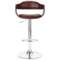 vidaXL Taburete de cocina cuero sintético marrón vidaXL Taburete de cocina cuero sintético marrón
