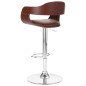 vidaXL Taburete de cocina cuero sintético marrón vidaXL Taburete de cocina cuero sintético marrón