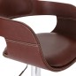 vidaXL Taburete de cocina cuero sintético marrón vidaXL Taburete de cocina cuero sintético marrón