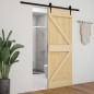 vidaXL Puerta de madera maciza de pino 80x210 cm vidaXL Puerta de madera maciza de pino 80x210 cm