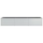 vidaXL Arriate de acero galvanizado plateado 240x80x45 cm vidaXL Arriate de acero galvanizado plateado 240x80x45 cm