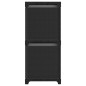 vidaXL Estantería de 6 cubos con cajas de tela negro 103x30x72,5 cm vidaXL Estantería de 6 cubos con cajas de tela negro 103x30x72,5 cm