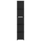 vidaXL Estantería de 15 cubos de tela negro 103x30x175,5 cm vidaXL Estantería de 15 cubos de tela negro 103x30x175,5 cm