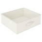 vidaXL Estante de almacenamiento 4 cestas de tela acero crema vidaXL Estante de almacenamiento 4 cestas de tela acero crema