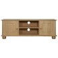 vidaXL Mueble para TV de madera maciza de pino 115x29x40 cm