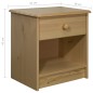 vidaXL Mesita de noche de madera maciza de pino 41x30x42 cm vidaXL Mesita de noche de madera maciza de pino 41x30x42 cm