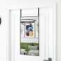 vidaXL Espejo de puerta cristal y aluminio negro 40x80 cm vidaXL Espejo de puerta cristal y aluminio negro 40x80 cm