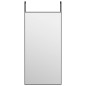 vidaXL Espejo de puerta cristal y aluminio negro 40x80 cm vidaXL Espejo de puerta cristal y aluminio negro 40x80 cm