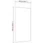 vidaXL Espejo de puerta cristal y aluminio negro 50x100 cm vidaXL Espejo de puerta cristal y aluminio negro 50x100 cm