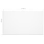 vidaXL Protector de mesa PVC mate 160x90 cm 1,6 mm vidaXL Protector de mesa PVC mate 160x90 cm 1,6 mm