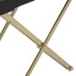 vidaXL Mesa plegable MDF dorado y negro 48x34x61 cm vidaXL Mesa plegable MDF dorado y negro 48x34x61 cm
