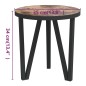 vidaXL Mesita de centro MDF negro y amarillo Ø35 cm vidaXL Mesita de centro MDF negro y amarillo Ø35 cm