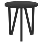 vidaXL Mesita de centro MDF negra Ø35 cm vidaXL Mesita de centro MDF negra Ø35 cm