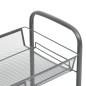 vidaXL Carrito de cocina 3 niveles hierro gris 46x26x64 cm vidaXL Carrito de cocina 3 niveles hierro gris 46x26x64 cm
