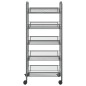 vidaXL Carrito de cocina 5 niveles hierro gris 46x26x105 cm vidaXL Carrito de cocina 5 niveles hierro gris 46x26x105 cm