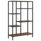 vidaXL Estantería de madera contrachapada y acero 80x30x120 cm vidaXL Estantería de madera contrachapada y acero 80x30x120 cm
