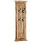 vidaXL Percheros 2 unidades madera maciza de mango 38x100 cm vidaXL Percheros 2 unidades madera maciza de mango 38x100 cm