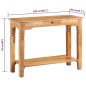 vidaXL Mesa consola de madera maciza de acacia 100x40x76 cm vidaXL Mesa consola de madera maciza de acacia 100x40x76 cm