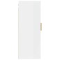 vidaXL Armario de pared madera contrachapada blanco brillo 35x34x90 cm vidaXL Armario de pared madera contrachapada blanco brillo 35x34x90 cm