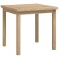 vidaXL Mesa auxiliar de madera maciza de teca 45x45x45 cm vidaXL Mesa auxiliar de madera maciza de teca 45x45x45 cm