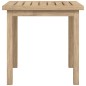 vidaXL Mesa auxiliar de madera maciza de teca 45x45x45 cm vidaXL Mesa auxiliar de madera maciza de teca 45x45x45 cm