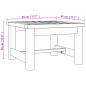 vidaXL Mesa de centro madera maciza de teca 45x45x30 cm vidaXL Mesa de centro madera maciza de teca 45x45x30 cm