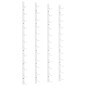 vidaXL Botellero de pared para 12 botellas 2 unidades hierro blanco vidaXL Botellero de pared para 12 botellas 2 unidades hierro blanco