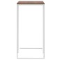 vidaXL Mesa auxiliar de madera contrachapada blanco 40x30x59 cm