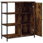 vidaXL Aparador de madera de ingeniería roble ahumado 70x30x80 cm vidaXL Aparador de madera de ingeniería roble ahumado 70x30x80 cm
