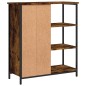 vidaXL Aparador de madera de ingeniería roble ahumado 70x30x80 cm vidaXL Aparador de madera de ingeniería roble ahumado 70x30x80 cm
