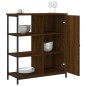 vidaXL Aparador de madera de ingeniería marrón roble 70x30x80 cm vidaXL Aparador de madera de ingeniería marrón roble 70x30x80 cm