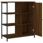 vidaXL Aparador de madera de ingeniería marrón roble 70x30x80 cm vidaXL Aparador de madera de ingeniería marrón roble 70x30x80 cm