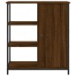 vidaXL Aparador de madera de ingeniería marrón roble 70x30x80 cm vidaXL Aparador de madera de ingeniería marrón roble 70x30x80 cm