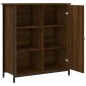 vidaXL Aparador de madera de ingeniería marrón roble 70x30x80 cm vidaXL Aparador de madera de ingeniería marrón roble 70x30x80 cm