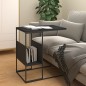 vidaXL Mesa auxiliar de madera contrachapada negra 55x36x59,5 cm vidaXL Mesa auxiliar de madera contrachapada negra 55x36x59,5 cm