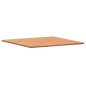 vidaXL Tablero de mesa cuadrado de madera maciza de haya 80x80x1,5 cm