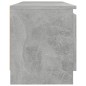 vidaXL Mueble de TV con luces LED gris hormigón 120x30x35,5 cm vidaXL Mueble de TV con luces LED gris hormigón 120x30x35,5 cm