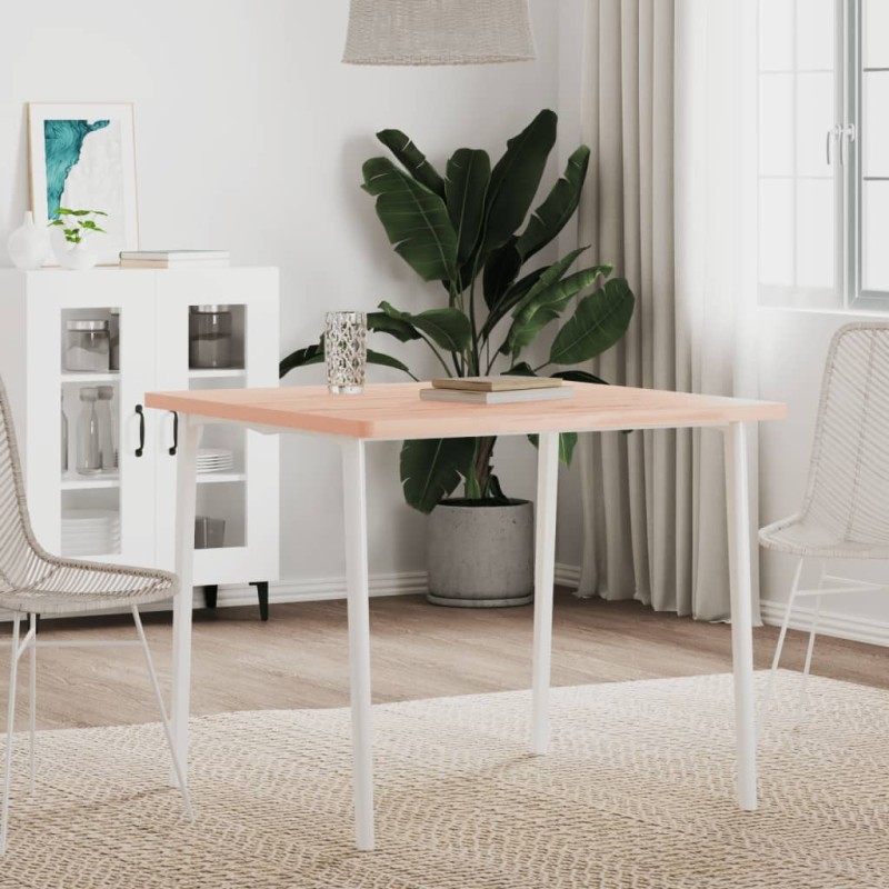 vidaXL Tablero de mesa cuadrado de madera maciza de haya 80x80x2,5 cm vidaXL Tablero de mesa cuadrado de madera maciza de haya 80x80x2,5 cm