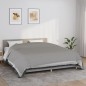 vidaXL Manta con peso tela gris 220x260 cm 11 kg vidaXL Manta con peso tela gris 220x260 cm 11 kg