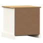 vidaXL Mesita de noche VIGO madera maciza de pino blanco 42x35x40 cm vidaXL Mesita de noche VIGO madera maciza de pino blanco 42x35x40 cm