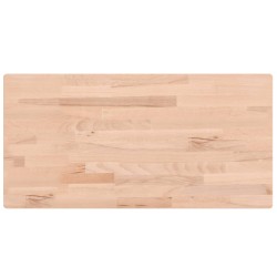vidaXL Encimera de baño madera maciza de haya 100x50x1,5 cm