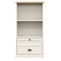 vidaXL Librería VIGO madera maciza de pino blanco 60x35x114,5 cm vidaXL Librería VIGO madera maciza de pino blanco 60x35x114,5 cm