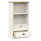 vidaXL Librería VIGO madera maciza de pino blanco 60x35x114,5 cm vidaXL Librería VIGO madera maciza de pino blanco 60x35x114,5 cm