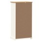 vidaXL Librería VIGO madera maciza de pino blanco 60x35x114,5 cm vidaXL Librería VIGO madera maciza de pino blanco 60x35x114,5 cm